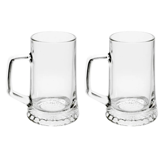 500ml Glass Beer Mug Set