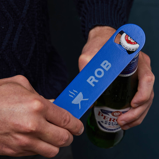Personalised Bbq Beer Bottle Opener For Men