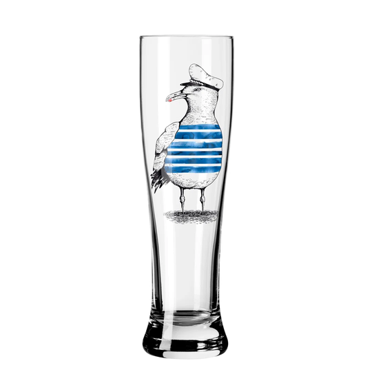 RITZENHOFF BRAUCHZEIT wheat beer glass set #7 by Daniela Garreton, 646ml, dishwasher safe, in gift box