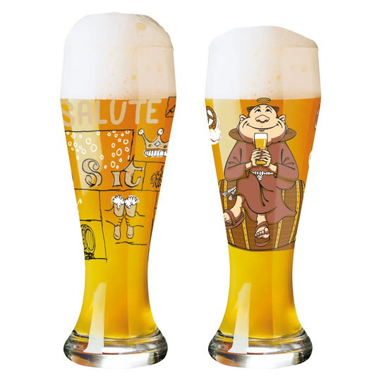 Weizen 2 Piece 645ml Wheat Beer Glass Set