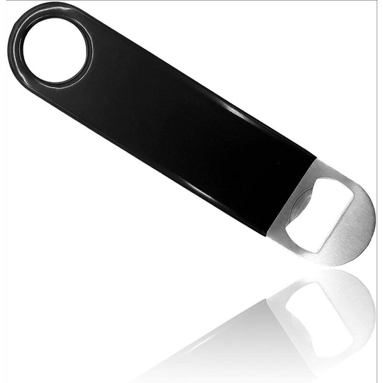Bartender Bottle Openers, Beer Bottle Openers, Speed Openers 3 Pack . Professional Grade: Rubber Coated, Stainless Steel. 7 inch