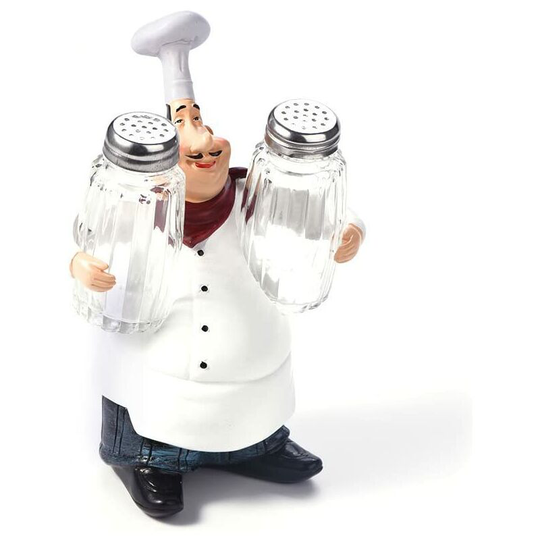 Bearsu - Cute Chef Statue Figurine Ornaments Resin Crafts Vintage Home Decor for Kitchen Restaurant(#A)