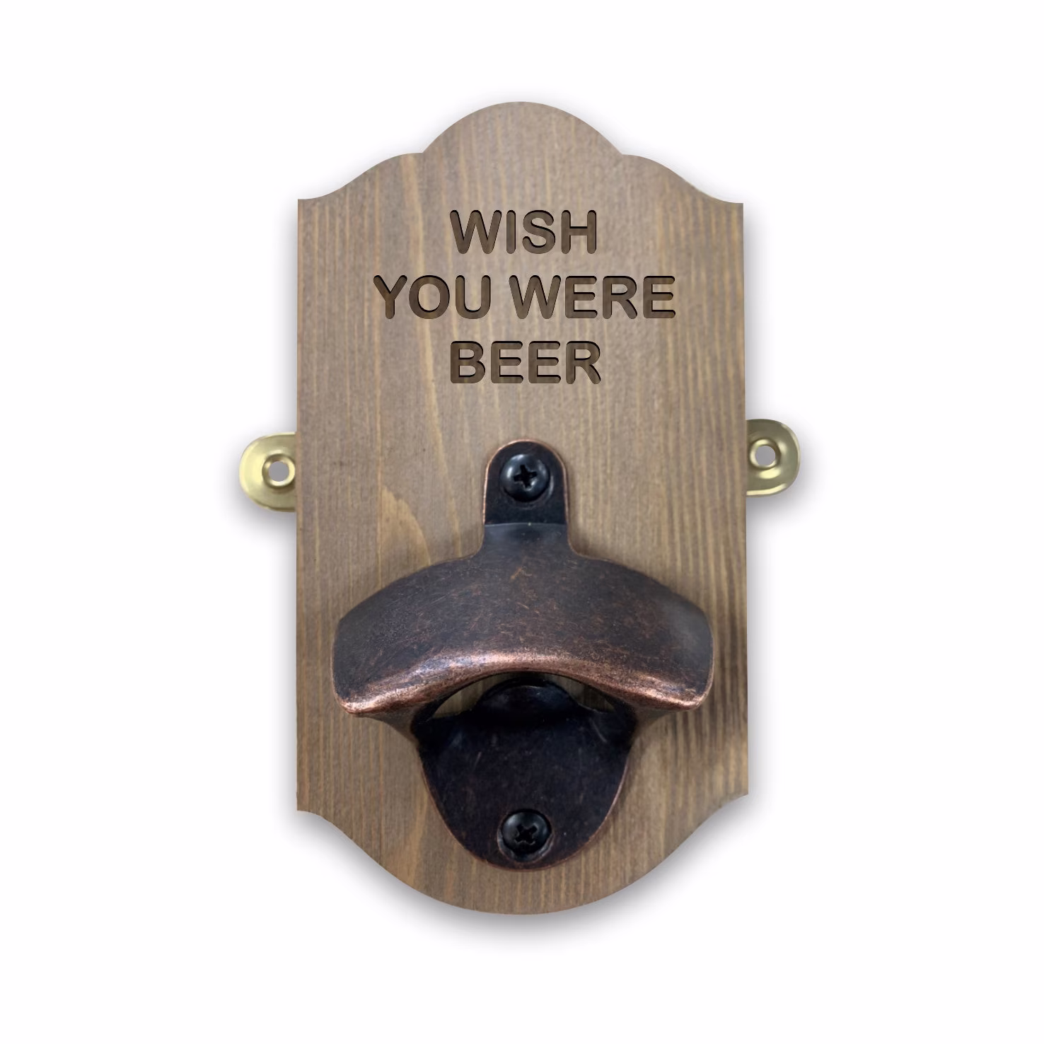 Wall Mounted Personalised Beer Bottle Opener - Great Gift Home Bar Man Cave | Bo | Pk1