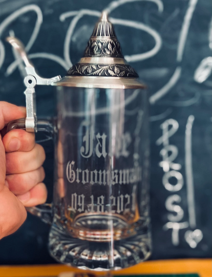 Best Man Groomsman Beer Stein Usher Personalizable | Bridesmaid Maid Of Honor Steins Father Bride Groom Mother