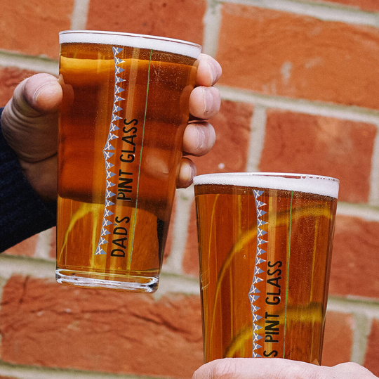 Personalised Scotland Football Fan Pint Glass
