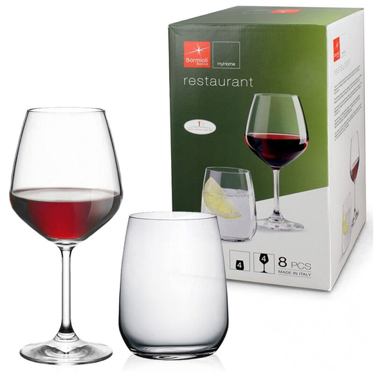 Urbnchef - 8pc Restaurant Range Wine & Tumbler Drinking Set [063684]