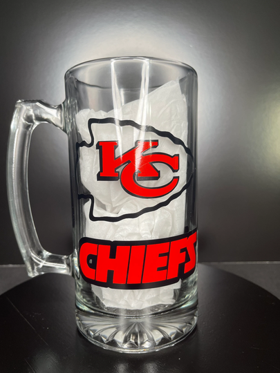 Custom Beer Mugs - 26.5Oz Sports Kansas City Chiefs Nfl