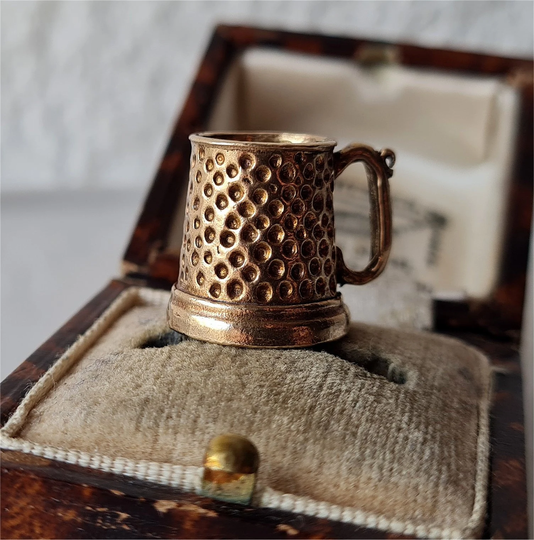 Heavy Vintage Beer Mug 9Ct Gold Charm/Pendant. Last One Left