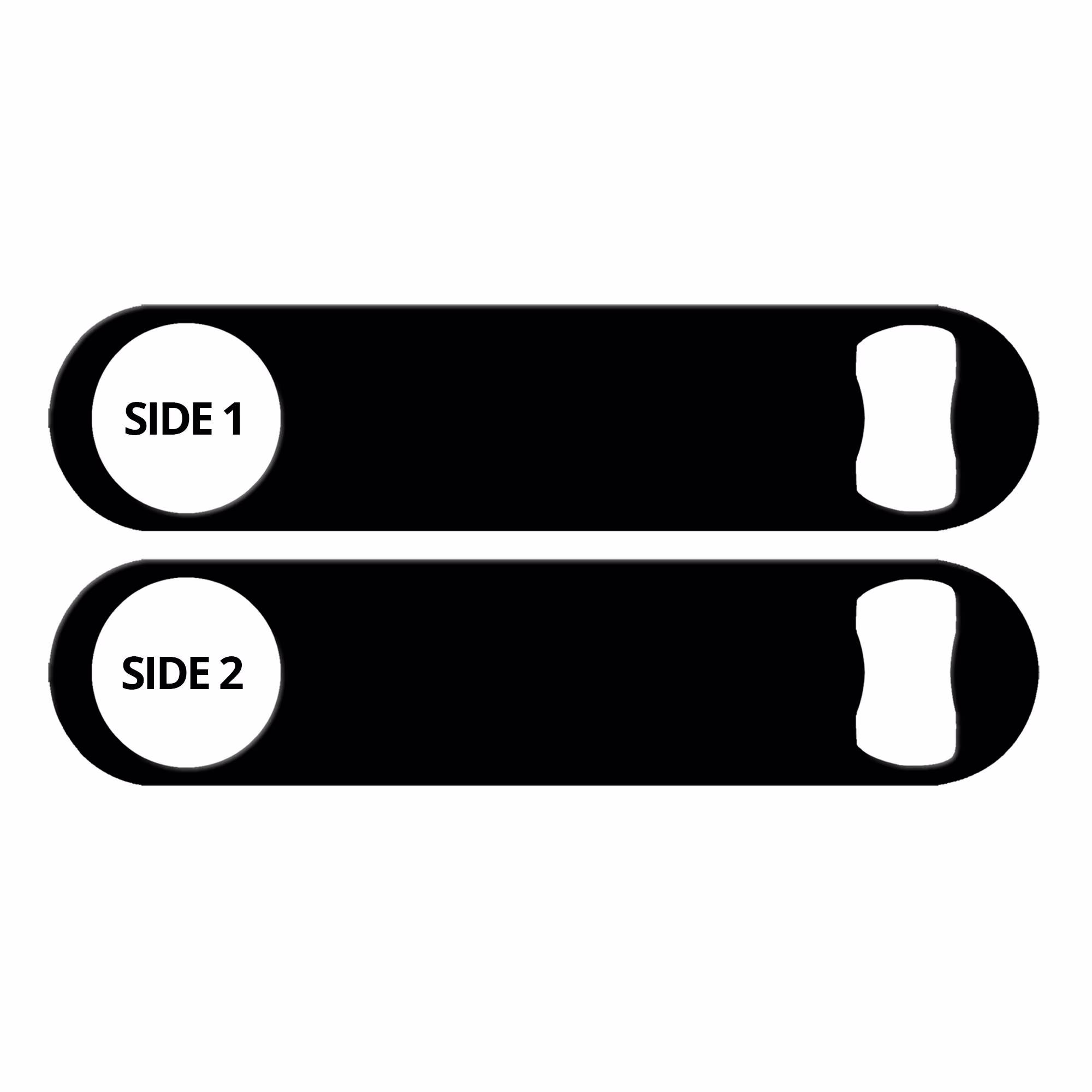 Custom Bottle Opener Blank Black Personalized For Bartender Gift Bar Key Speed Openers