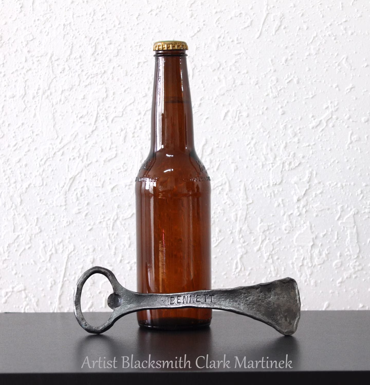 Personalized For Valentines Day, Beer Bottle Opener Gifts Him, Husband, Dad, Boyfriend, Iron Anniversary Gift, Fathers Day