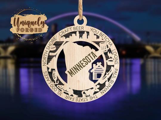 Minnesota Ornament - State Christmas Collection