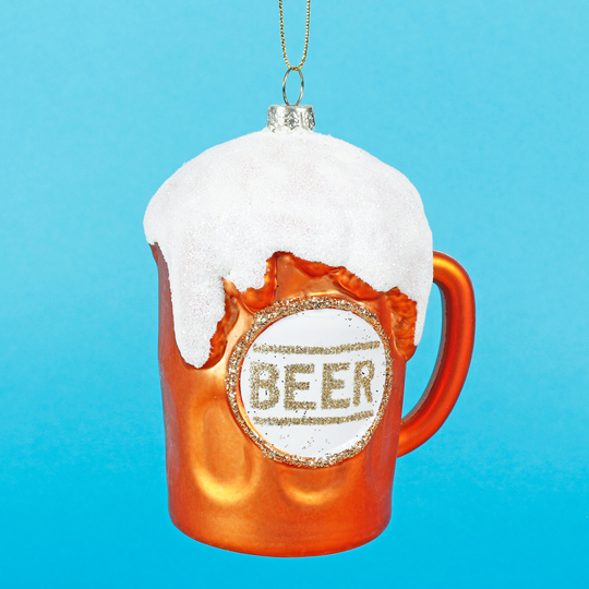 Pint Of Beer Glass Christmas Tree Hanging Decoration Festive Novelty Ornament Holiday Gifts Alcohol Drinks Party Pub Larger