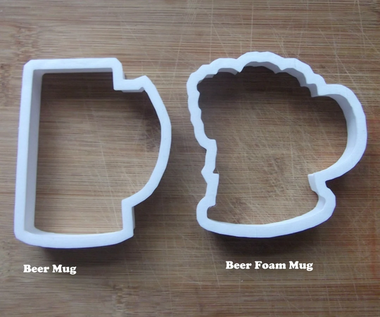 Beer Mug Cookie Cutter Biscuit Pastry Fondant Stencil Dough