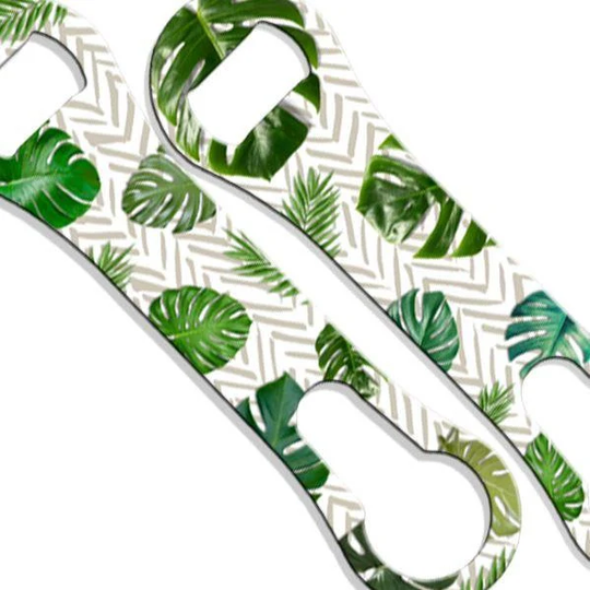 Beer Bottle Opener - Vrod Monstera Design Handheld Tropical