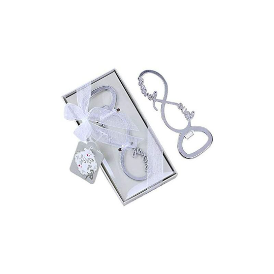 24 PCS Love Forever Beer Bottle Opener for Wedding Party Favor with Tag and Exquisite Packaging,Wine and Beer Accessories for Party Supplies Gift &