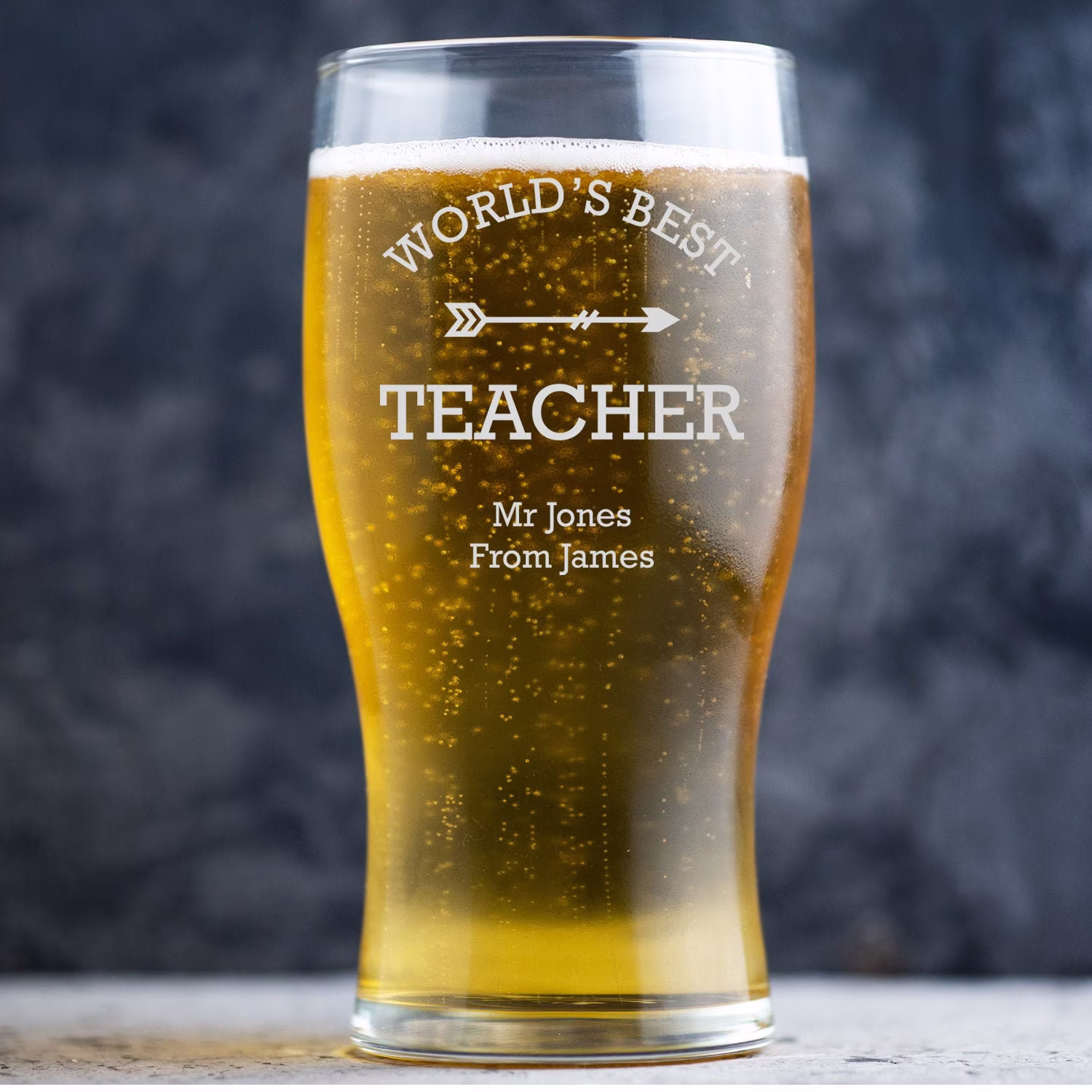 Personalised Beer Glass, Custom Engraved Pint Glasses, Personalized New Daddy Gift, World's Best