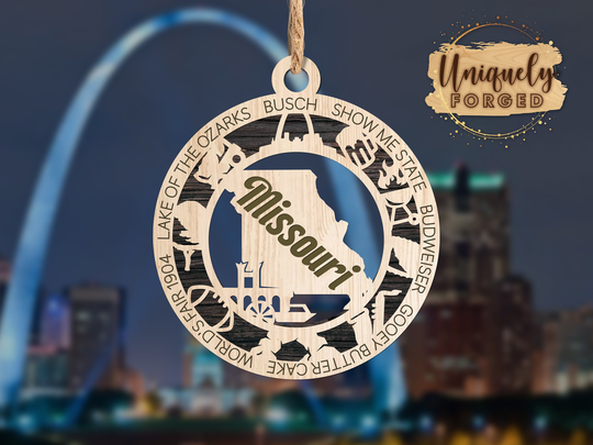 Missouri Ornament - State Christmas Collection