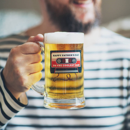 Personalised Retro Music Tankard