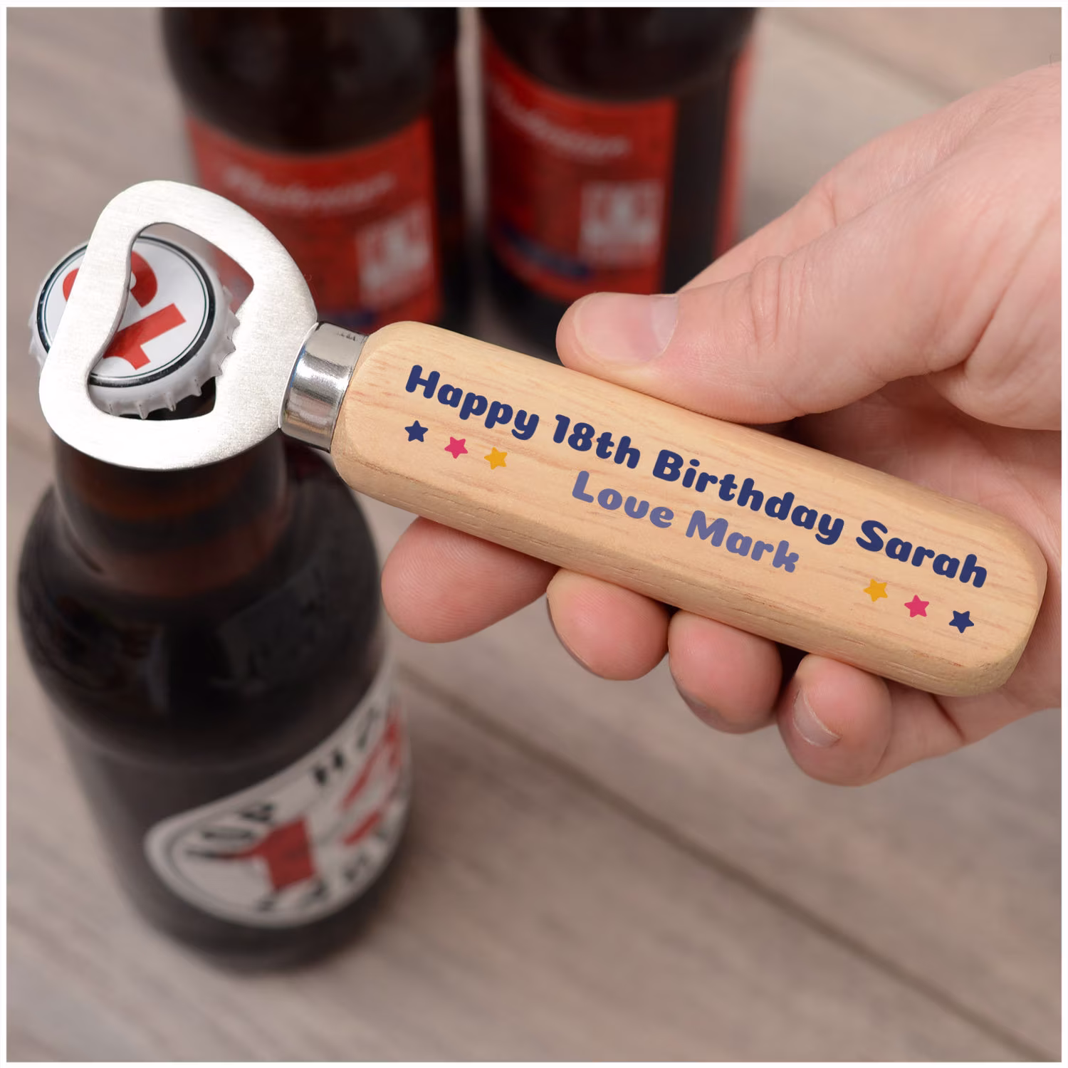 18Th Birthday Gift For Her, Daughter, Girls, Girlfriend, She - Personalised 21st 30Th 40Th Ideas Bottle Opener