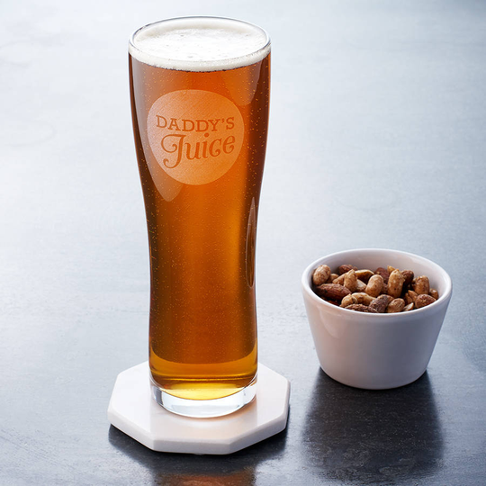 'Daddy's Juice' Beer Glass