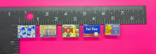 Dollhouse 112 Miniature Beer Boxes