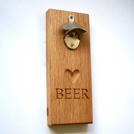 Personalised Wooden Bottle Opener