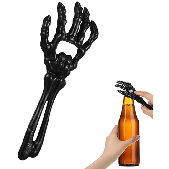 Bottle Opener, Halloween Skeleton Hand Beverage Bottle Opener 1 Pcs Cast Iron Hand Beer Bottle Opener Funny and Cool Halloween Bottle Opener for Beer