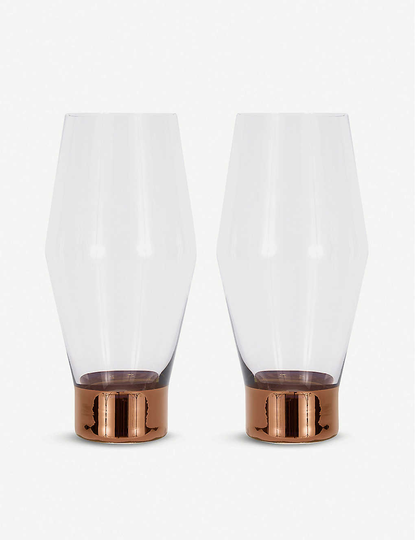 Tom Dixon Tank beer glasses