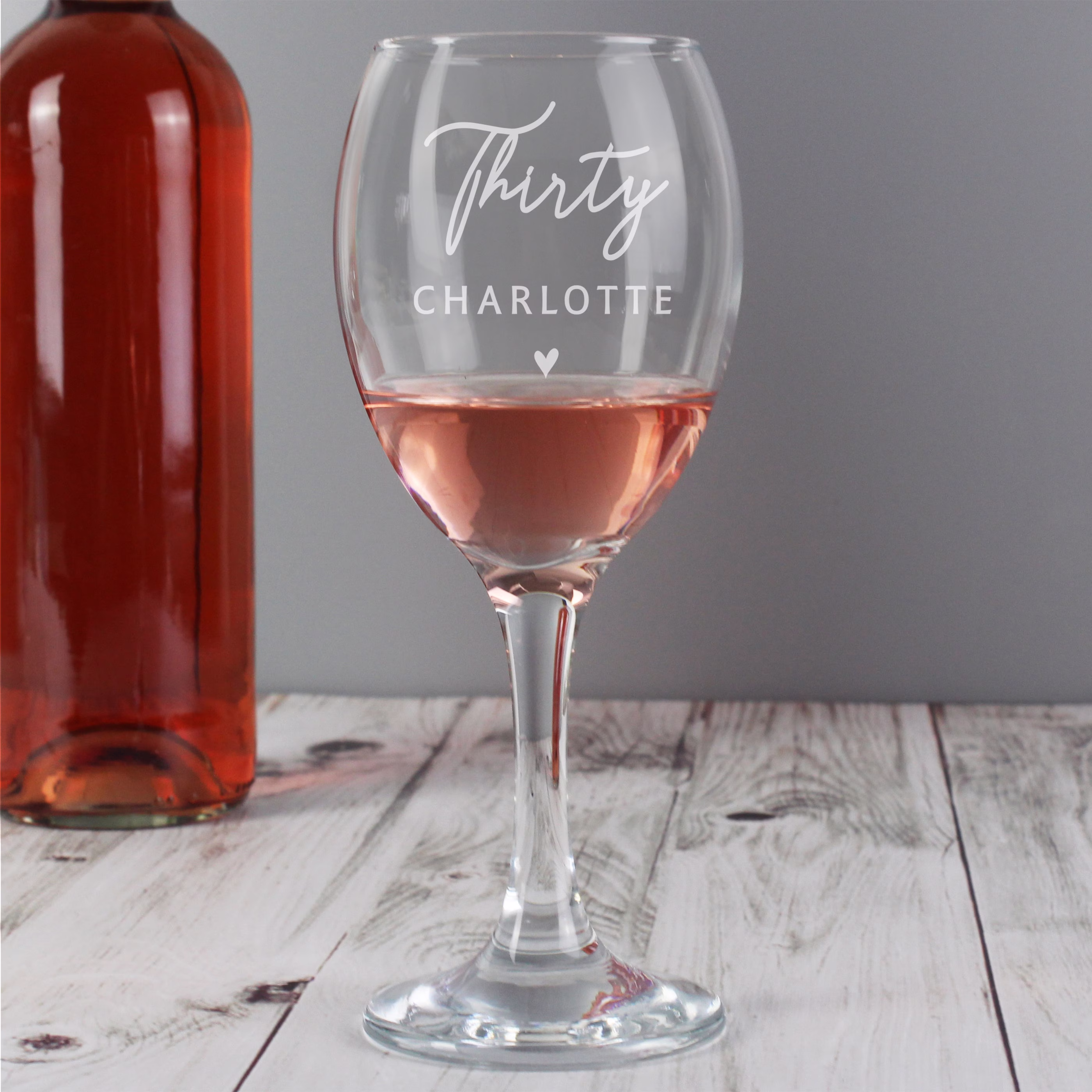 Personalised Wine Glass - Birthday Age & Name 18Th 21st 50Th 70Th Special Gift