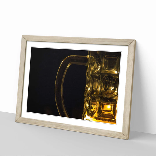 'Beer Glass 1' Framed Photographic Print