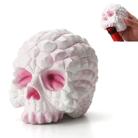 Bottle Opener, Skeleton Corkscrew, Unique Halloween Souvenirs Gifts, Perfect Beer Gift for Skull Lover, Horror Ghost Head Beer Bottle Opener Skull