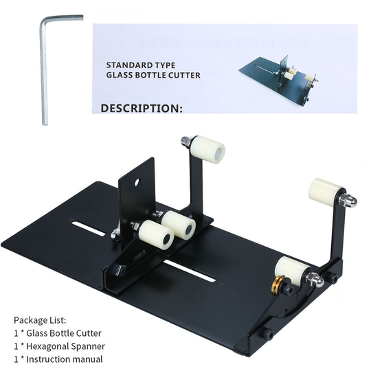 Glass Bottle Cutter Cutting Tool Upgrade Version Square and Round Wine Beer Glass Sculptures Cutter