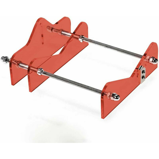 Monly - Professional Glass Bottle Cutter Tool, Wine, Beer, Glass Bottle Cutter for Different Sizes and Shapes, Acrylic and Metal Material (Red)