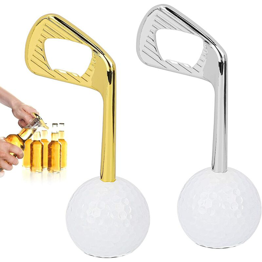 2pcs Golf Beer Bottle Opener Golfer Lover Beer Enthusiast Club Gift Bar Counter Decor