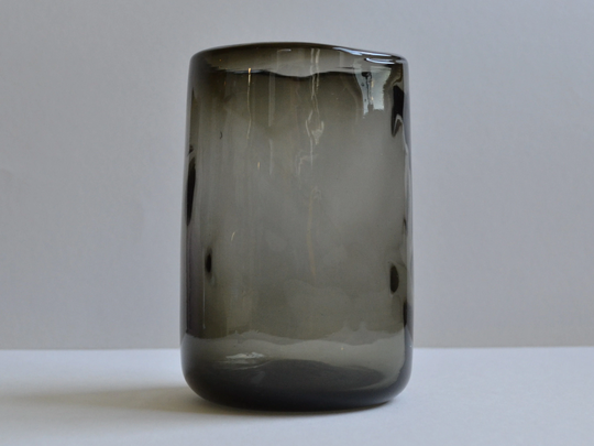 6 Highball Beer Glasses - Handmade Recycled Glass