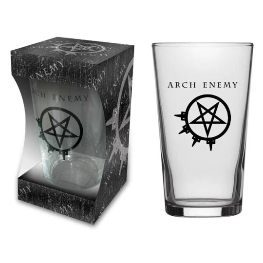 Arch Enemy Pint Beer Glass , New in Full Colour Display Box