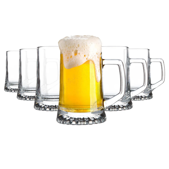 Stern Tankard Glass Beer Mug