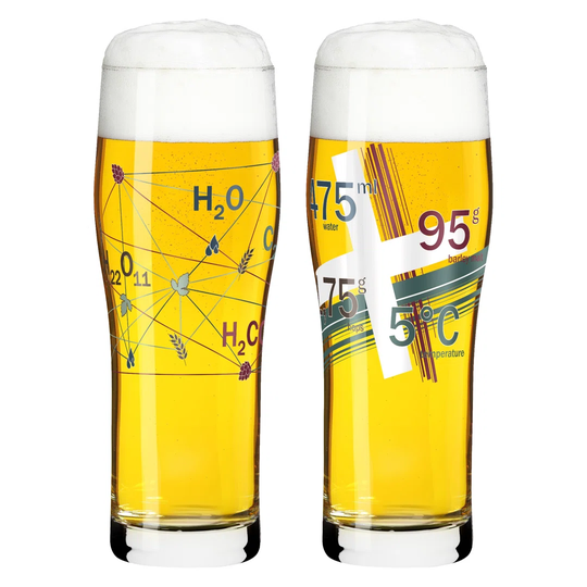 RITZENHOFF BRAUCHZEIT glassware set #2 by Weis Communications, made of crystal glass, 630ml, dishwasher safe, comes in a gift box