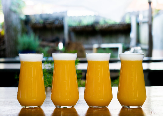 Hazy Ipa Glass - Set Of 4, Handmade Glassware