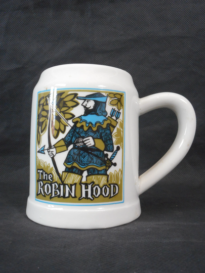 A Gorgeous Vintage French Pillivuyt The Robin Hood Ceramic Tankard/Beer Mug