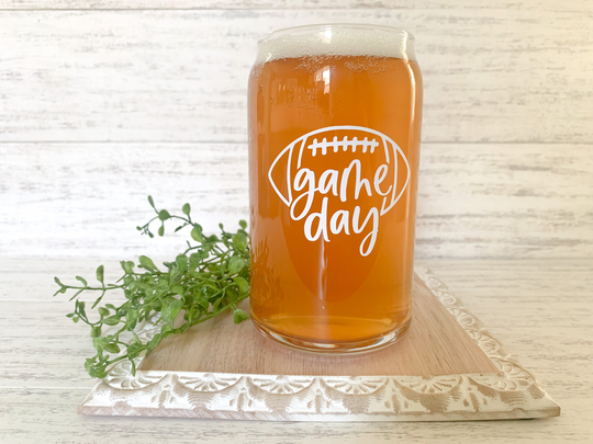 Glass Can, Beer Glass, Custom Beer Glass Pint Personalized