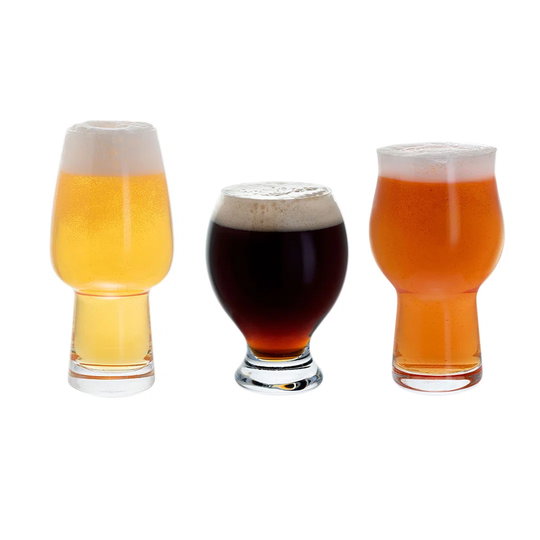 3 Piece Glass Assorted Glassware Set