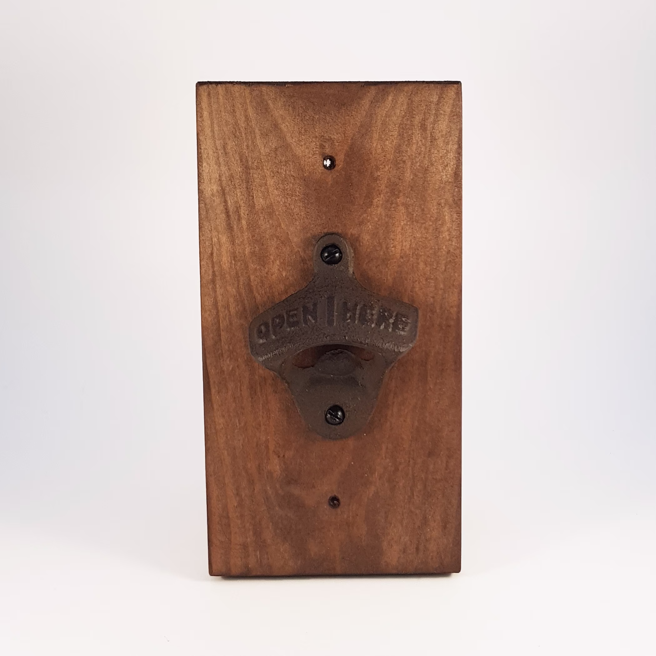 Bottle Opener Wooden Wall Mounted Home Bar Accessories Fathers Day Gift