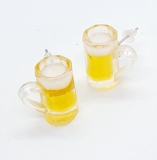 Beer Glass Stud Earrings