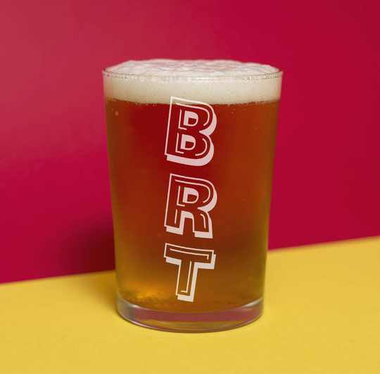Monogram Personalised Bodega Craft Beer Glass