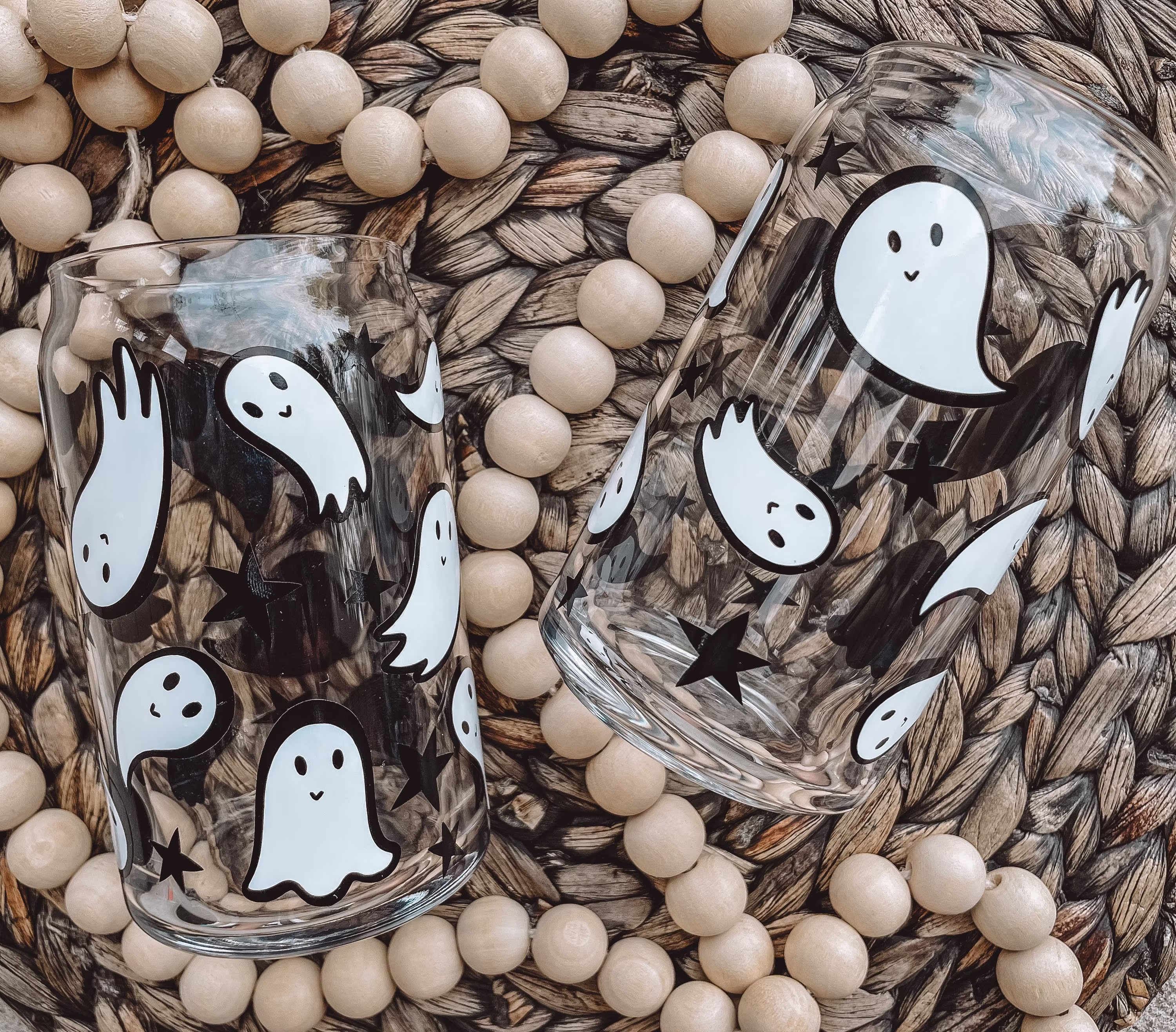 Ghost Soda Can Glass, Halloween Ghosts, Ghosties, Beer Glass Cans, Coffee