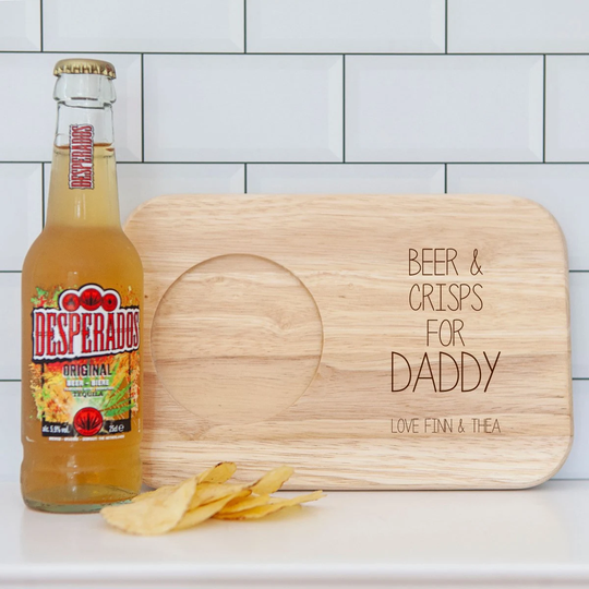 Personalised Dad Father's Day Gifts, Beer & Snacks, Tea & Biscuits Board, Coffee, Brother, Work Secret Santa, Papa, Grandad, Daddy, Pops