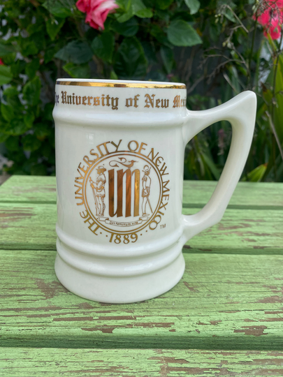 University Of New Mexico 1980S Vintage Ceramic Stein