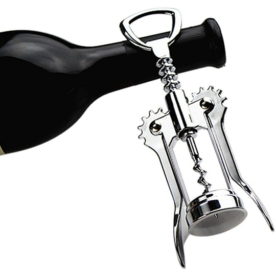 Metal Wine Corkscrew Professional Wine Bottle Opener Stainless Steel Waiter Bottle Beer Cork Opener Multifunctional Kitchen Accessories