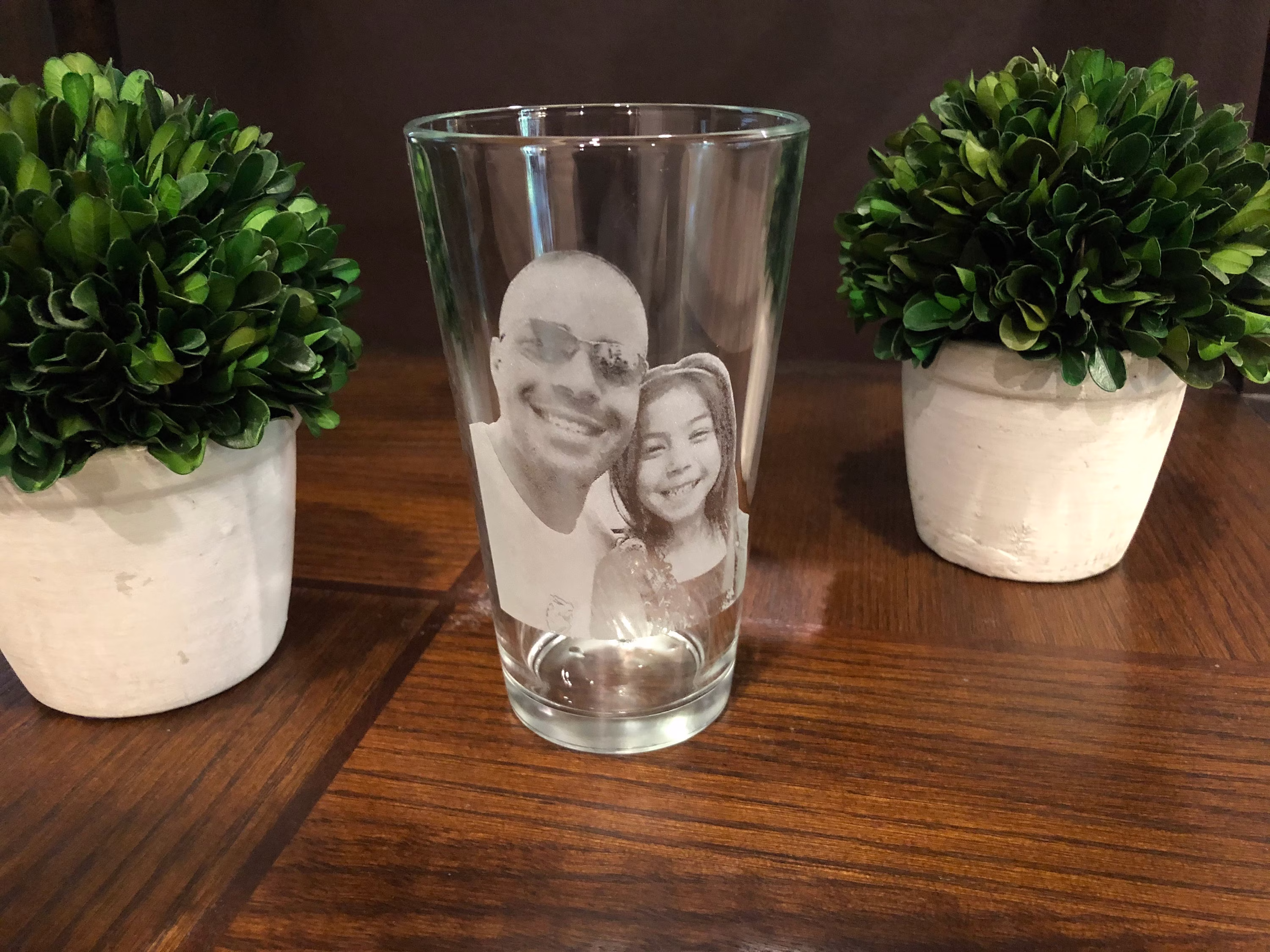 Photo On Glass, Photograph Rock Pint Custom Beer Photo Etched Picture Fathers Day Gifts
